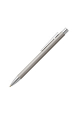 FABER-CASTELL NEO Slim Ballpoint Pen, Matte Stainless Steel (M)