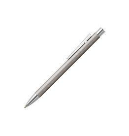 FABER-CASTELL NEO Slim Ballpoint Pen, Matte Stainless Steel (M)