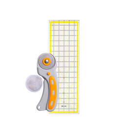 Rotary Cutter Kit with Cutting Mat Patchwork Ruler Carving Scissors Sewing  Cl;;^