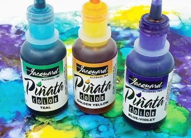 Jacquard Pinata Alcohol Inks- Warm Colors Set