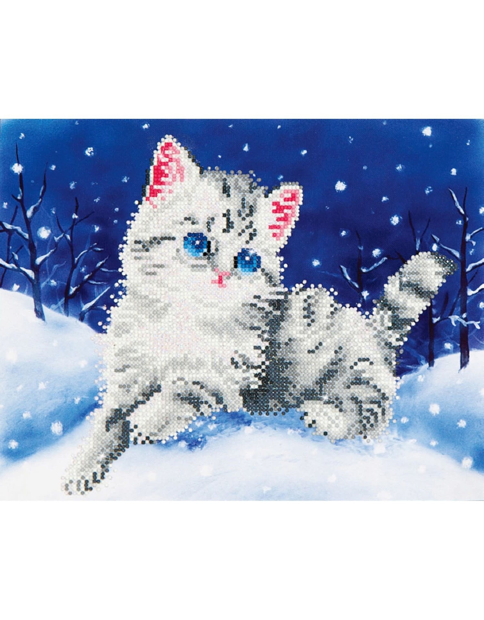 CLEARANCE Diamond Dotz Kitten in the Snow
