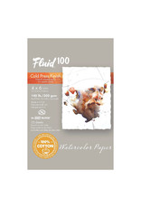 SPEEDBALL ART PRODUCTS Speedball Fluid Cold-Press Watercolor Block, 4" X 6", 140lb