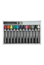 YASUTOMO Yasutomo Niji Wax Artist Crayons, Set of 12