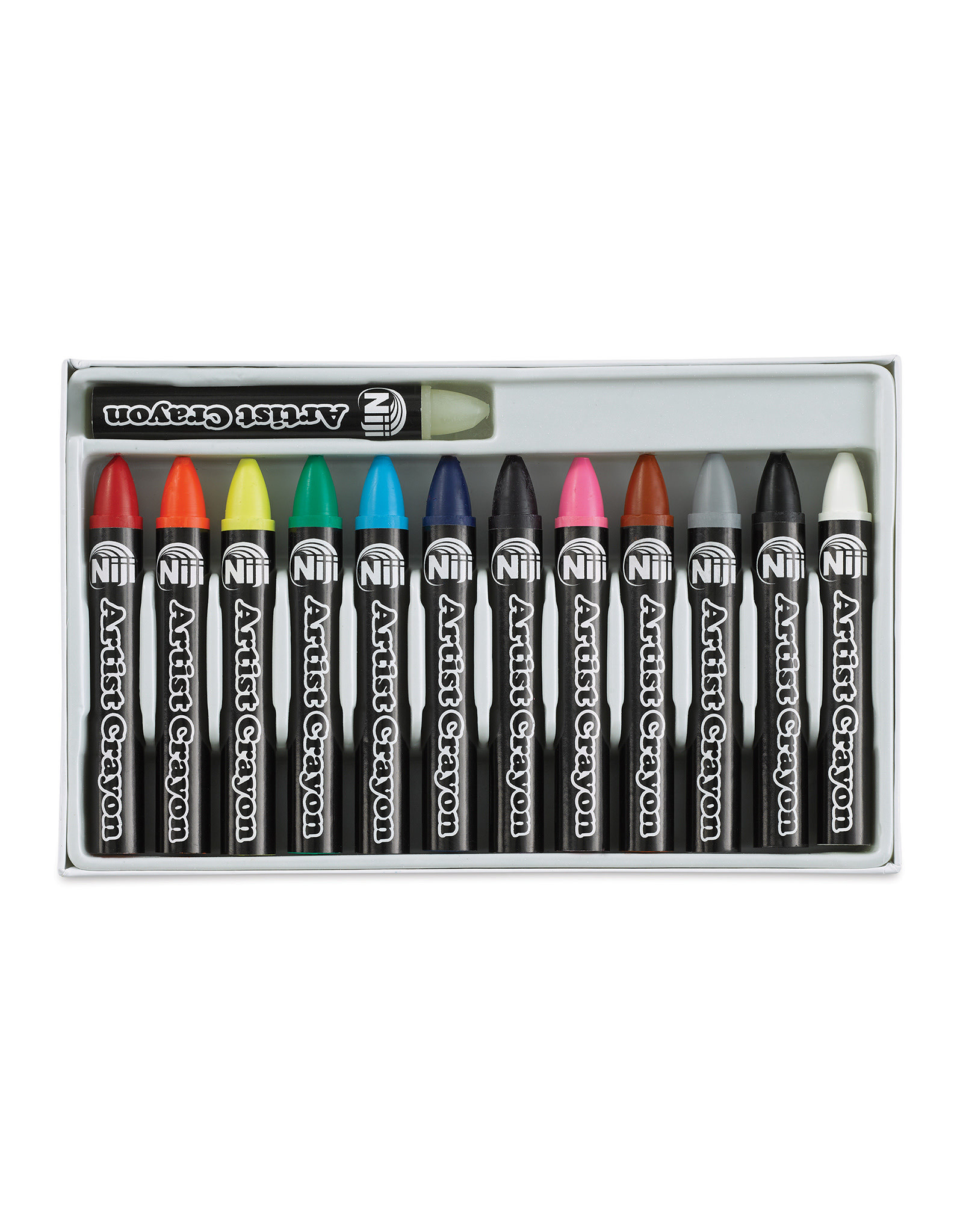 YASUTOMO Yasutomo Niji Wax Artist Crayons, Set of 12