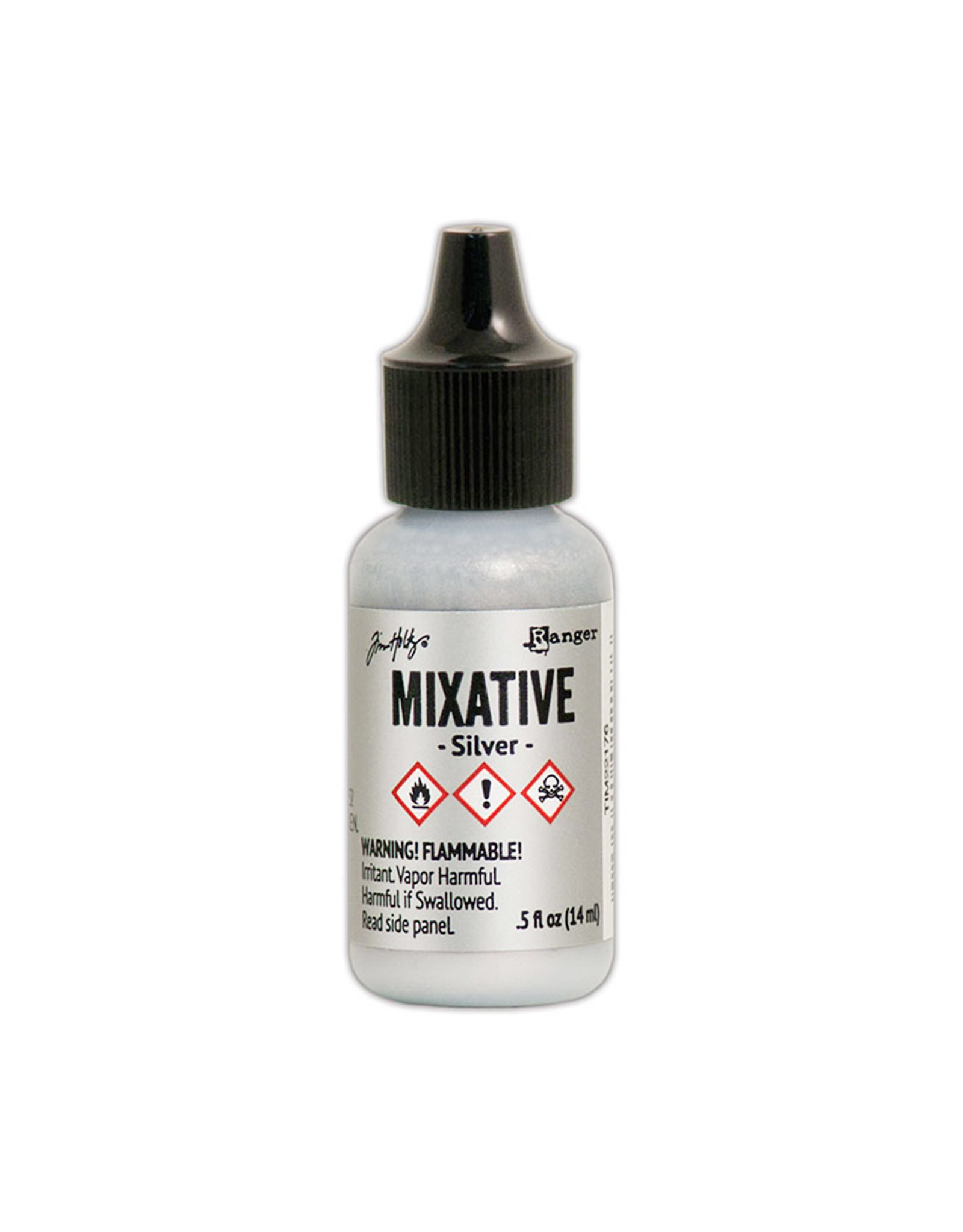 Ranger Ink Tim Holtz Metallic Mixatives, Silver .5oz