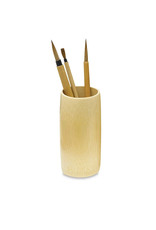 YASUTOMO Yasutomo Bamboo Brush Vase, Small