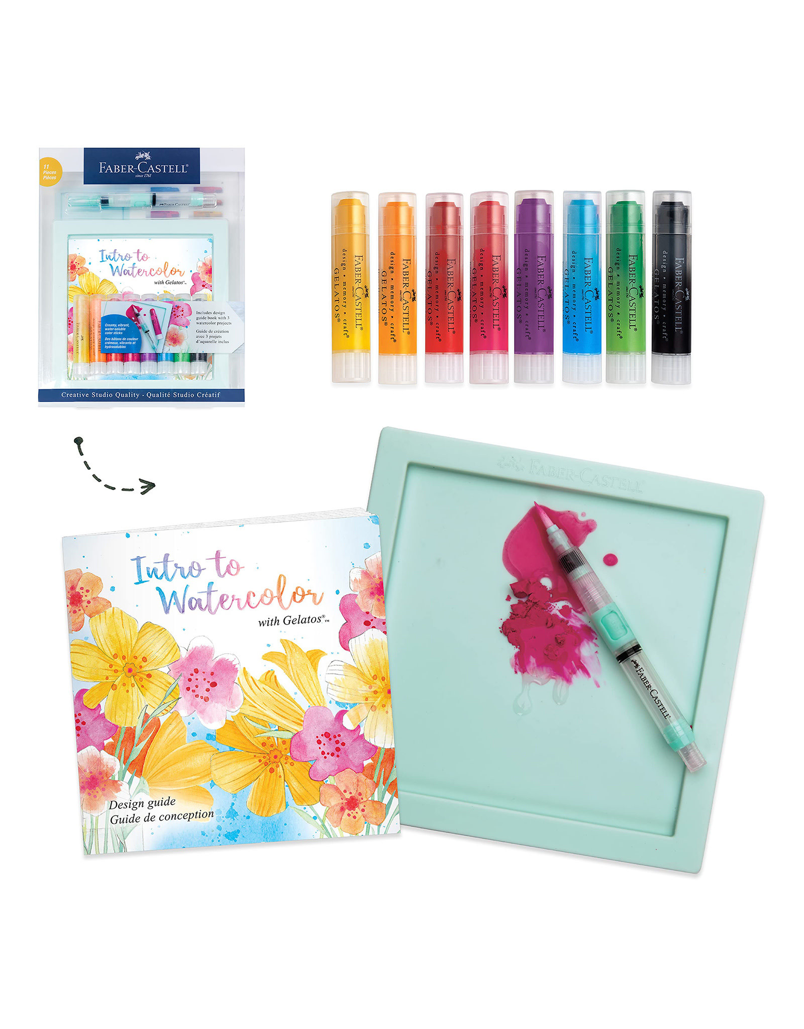 FABER-CASTELL Intro to Watercolor with Gelatos