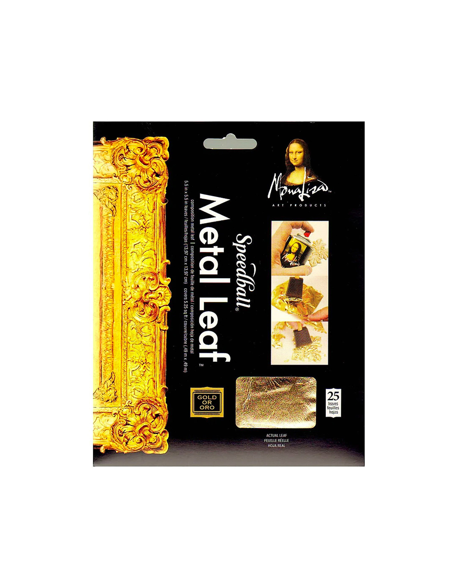 SPEEDBALL ART PRODUCTS Mona Lisa Composition Gold Leaf/ 25pk