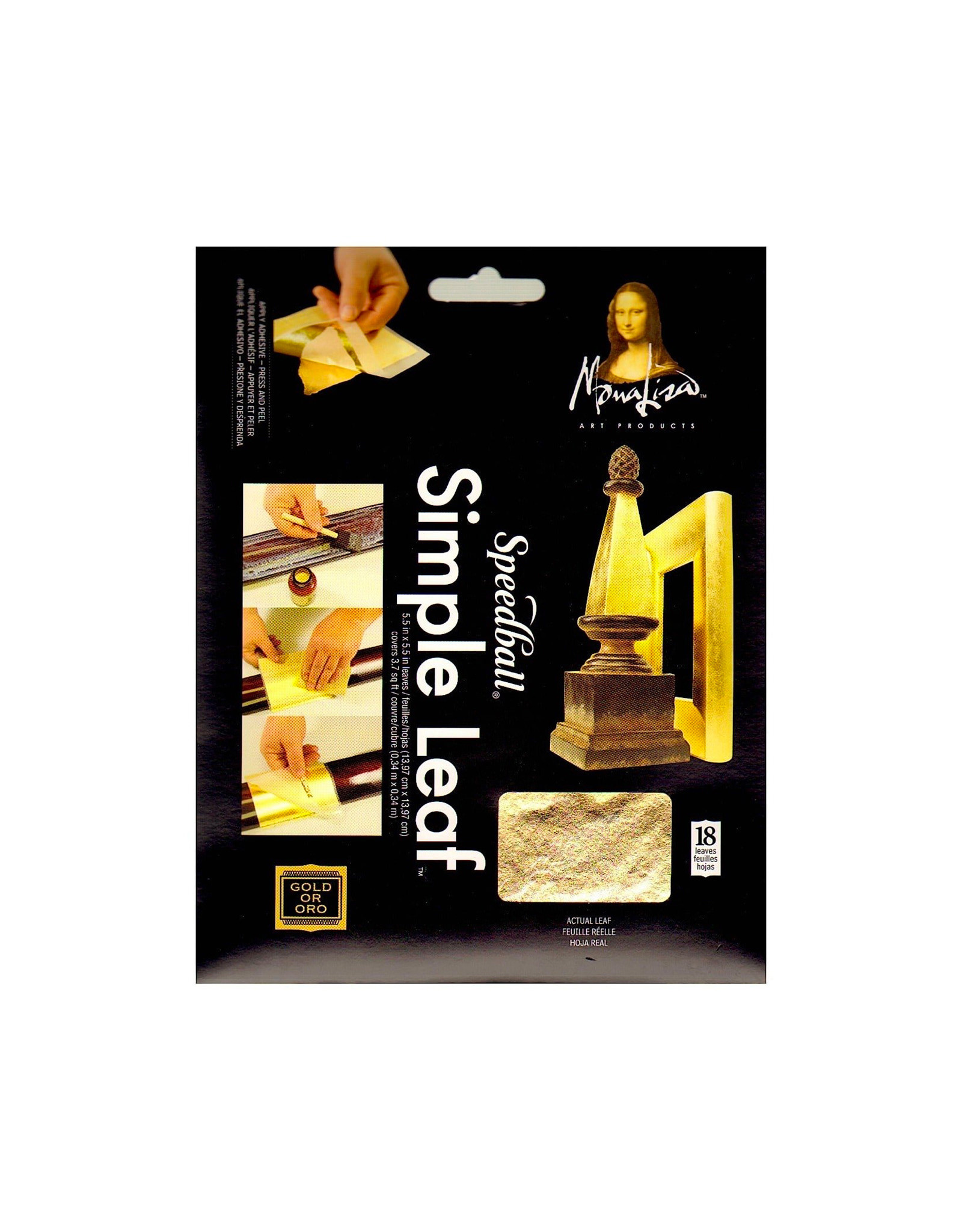 SPEEDBALL ART PRODUCTS Mona Lisa Simple Leaf  Gold