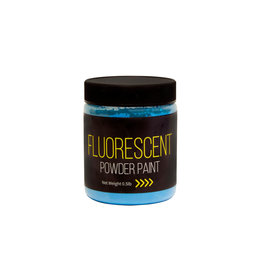 Clearance Powder Paint Fluorescent Blue .5lb