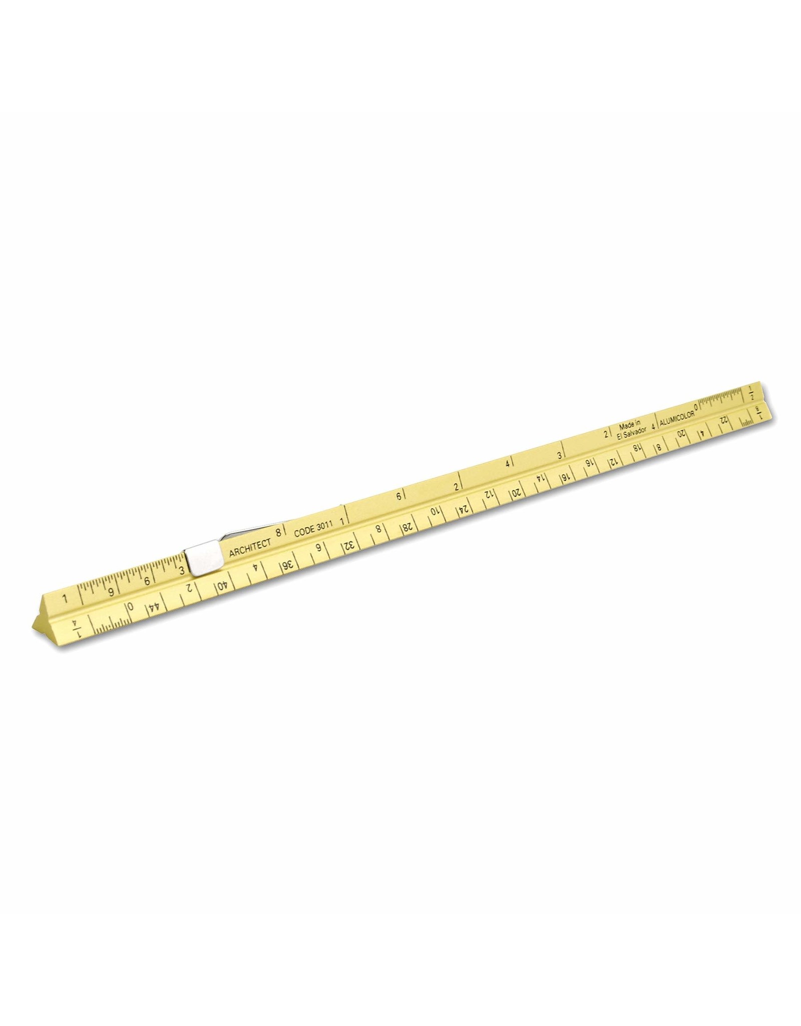 ALUMICOLOR Alumicolor Pocket Engineer Scale with Pocket Clip, 6”