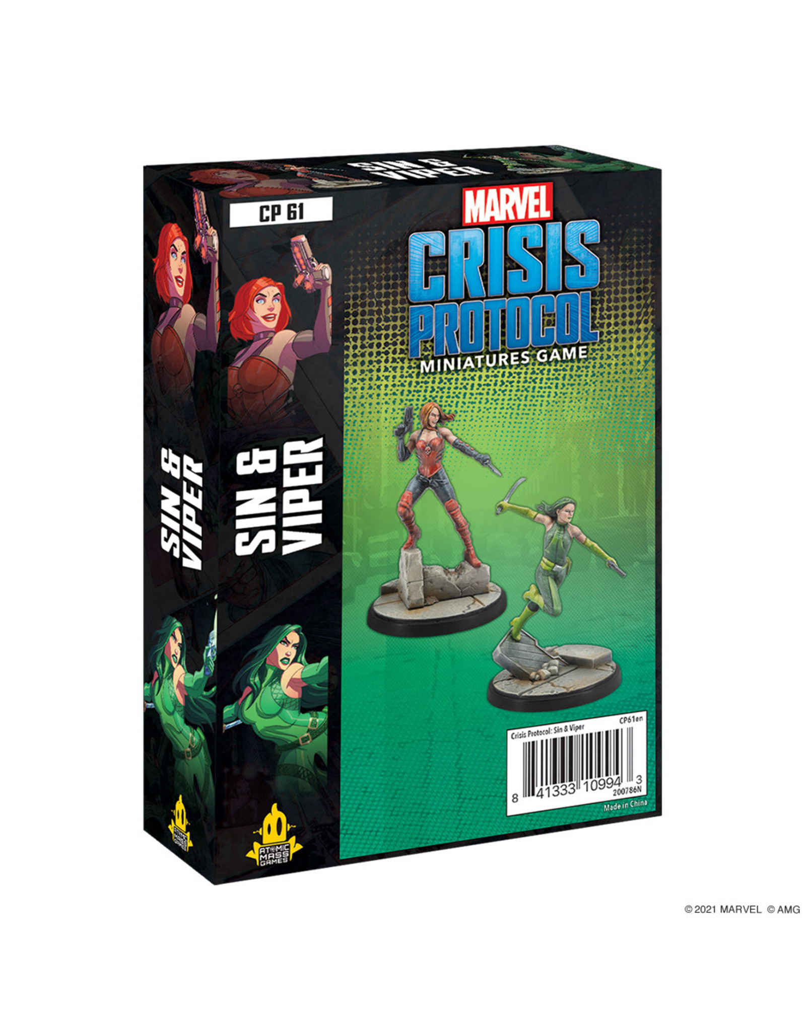 CLEARANCE Marvel Crisis Protocol  Sin & Viper