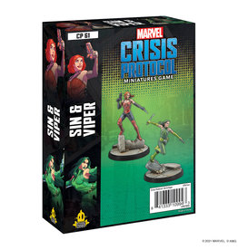 CLEARANCE Marvel Crisis Protocol  Sin & Viper