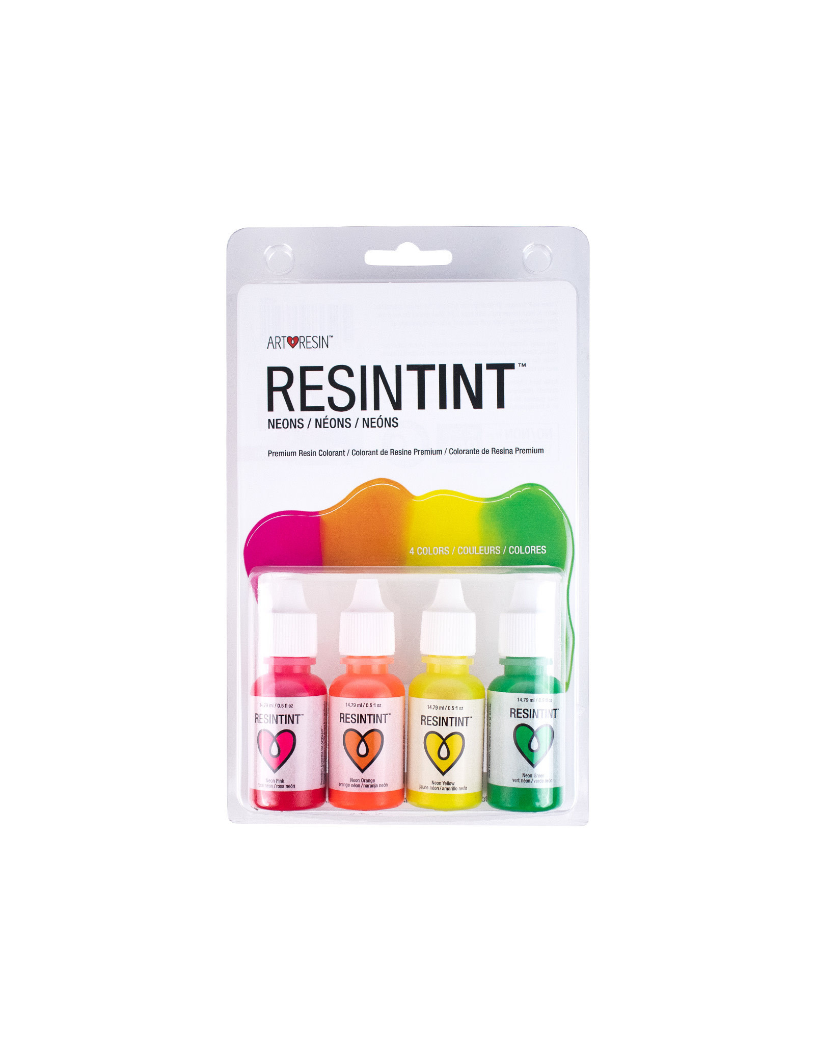 CLEARANCE ResinTint Neon Set of 4