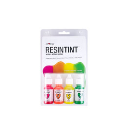 CLEARANCE ResinTint Neon Set of 4