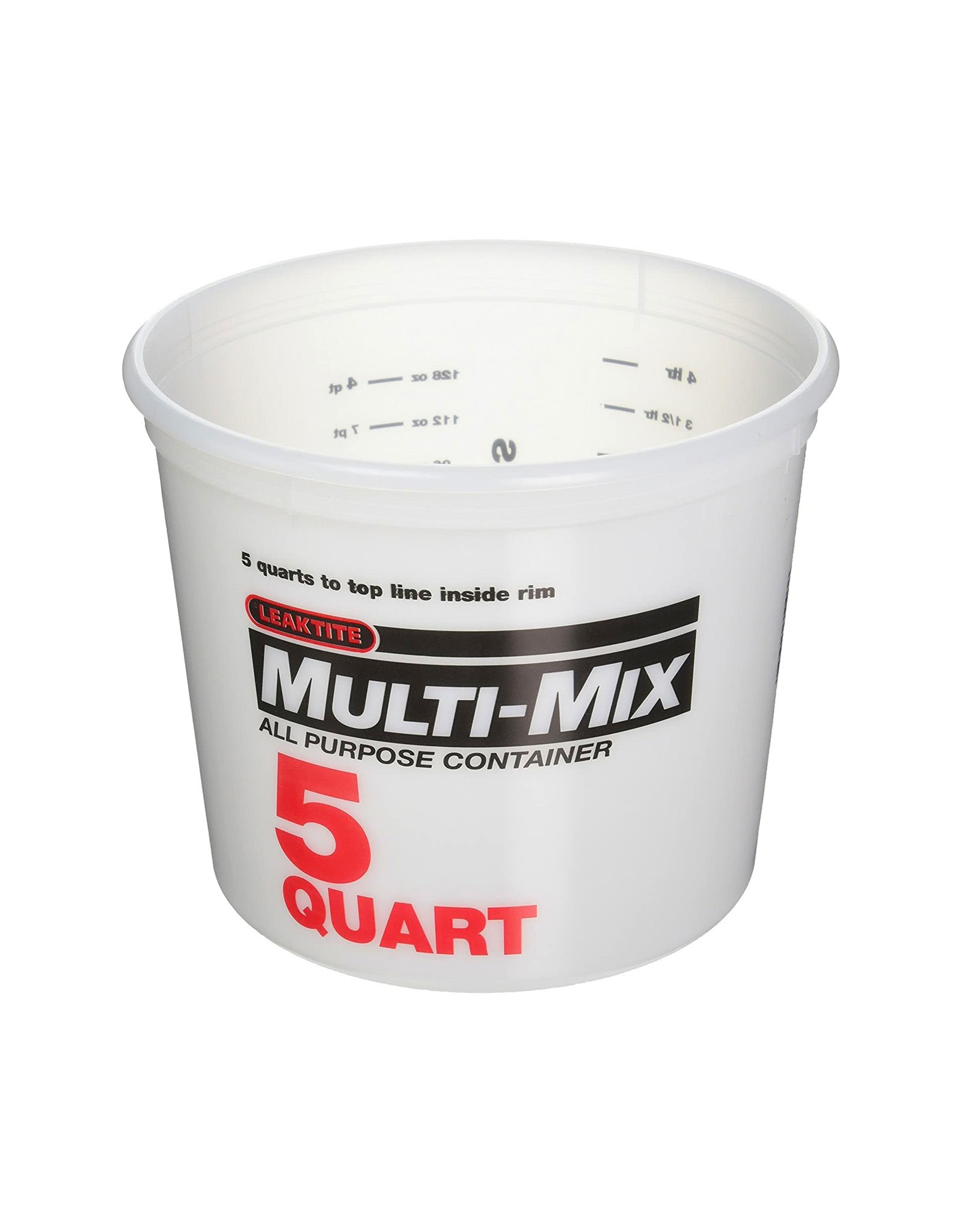 Leaktite Multi-Mix Plastic Tub, 5 Quart