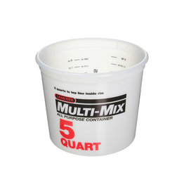 Leaktite Multi-Mix Plastic Tub, 5 Quart