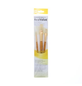 W.A. Portman Travel Paint Brushes, 5 Piece Small Artist Paint