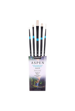 W.A. Portman Princeton Aspen 6500 Series 5pc Professional Paint Brushes for Acrylic Painting – Oil and Acrylic Paint Brushes Set – Round, Bright, Flat, Filbert & Liner W.A. Portman Princeton Aspen 6500 Series 5pc Professional Paint Brushes for Acrylic Painting – Oil and Acrylic Paint Brushes Set – Round, Bright, Flat, Filbert & Liner