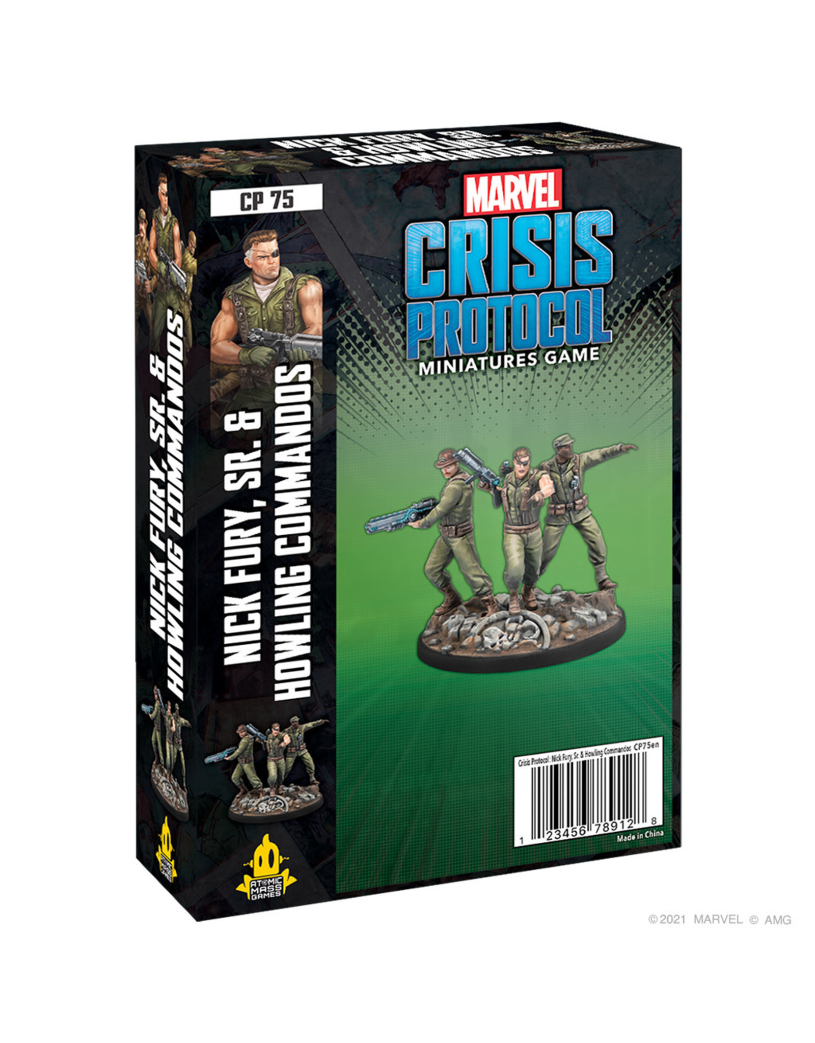 CLEARANCE Marvel Crisis Protocol Nick Fury, Sr. & Howling Commandos