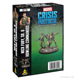 Marvel Crisis Protocol Nick Fury, Sr. & Howling Commandos