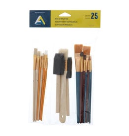 Art Alternatives Art Alternatives Bag o’ Brushes, 25 Pieces