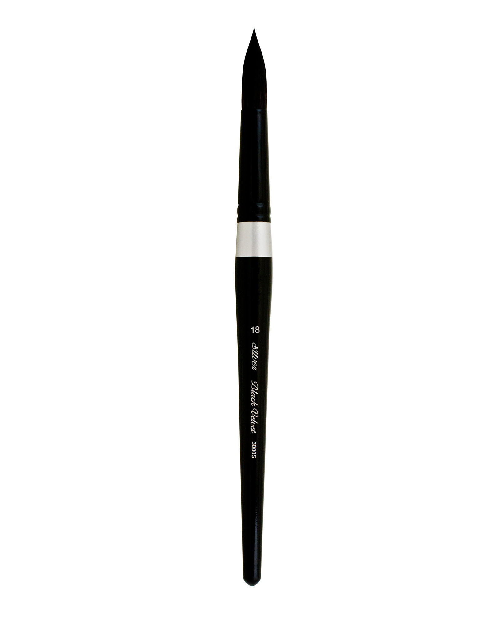 Silver Brush Limited Silver Brush Black Velvet Round # 18