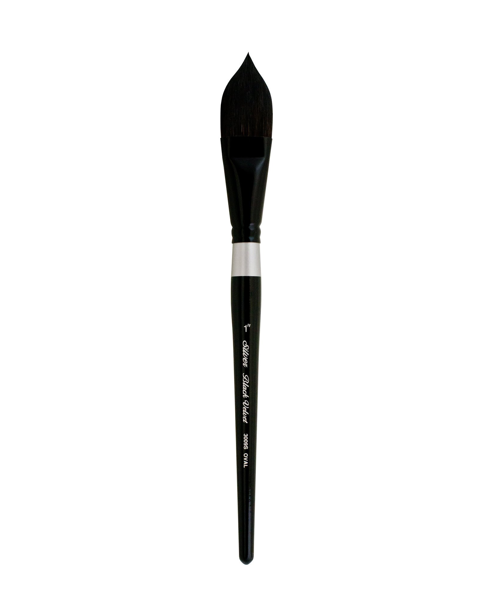Silver Brush Limited Silver Brush Black Velvet Oval Wash 1"