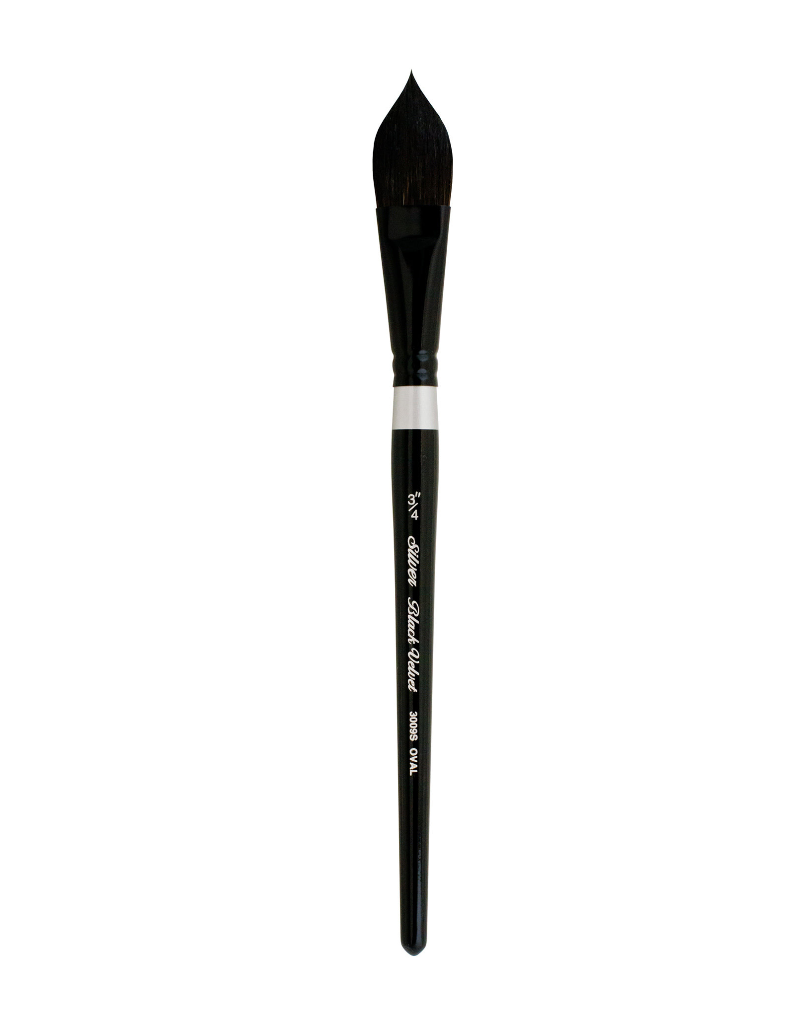 Silver Brush Black Velvet Oval Wash 3/4 - The Art Store/Commercial Art  Supply