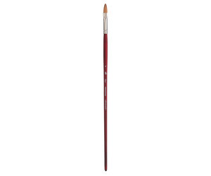 Princeton Velvetouch Series 3900 Synthetic Brush - Filbert, Long Handle, Size 10