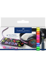 FABER-CASTELL Faber-Castell Neon Markers, Set of 6