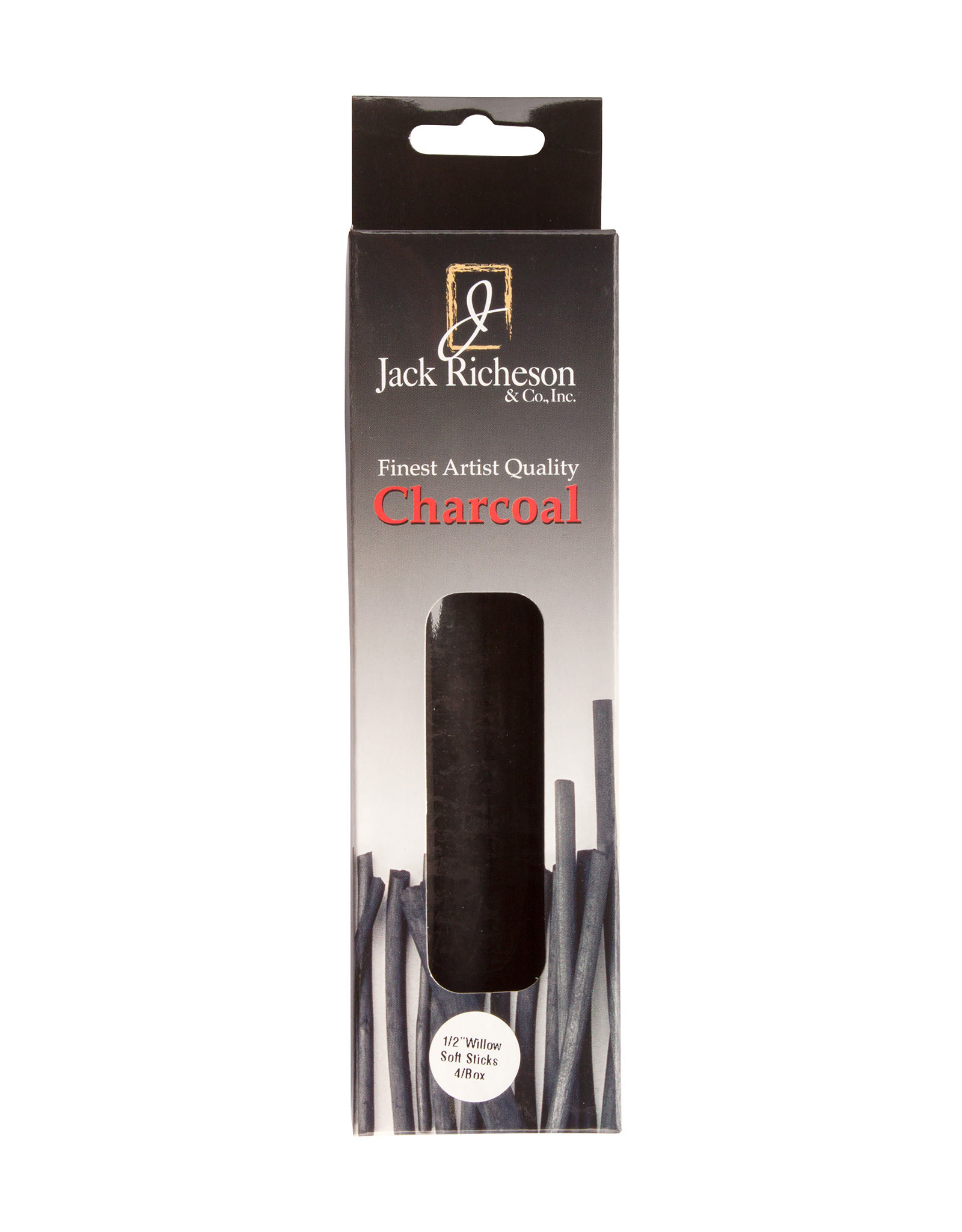 Jack Richeson Soft Willow Charcoal ½” Set of 4 - The Art Store/Commercial  Art Supply