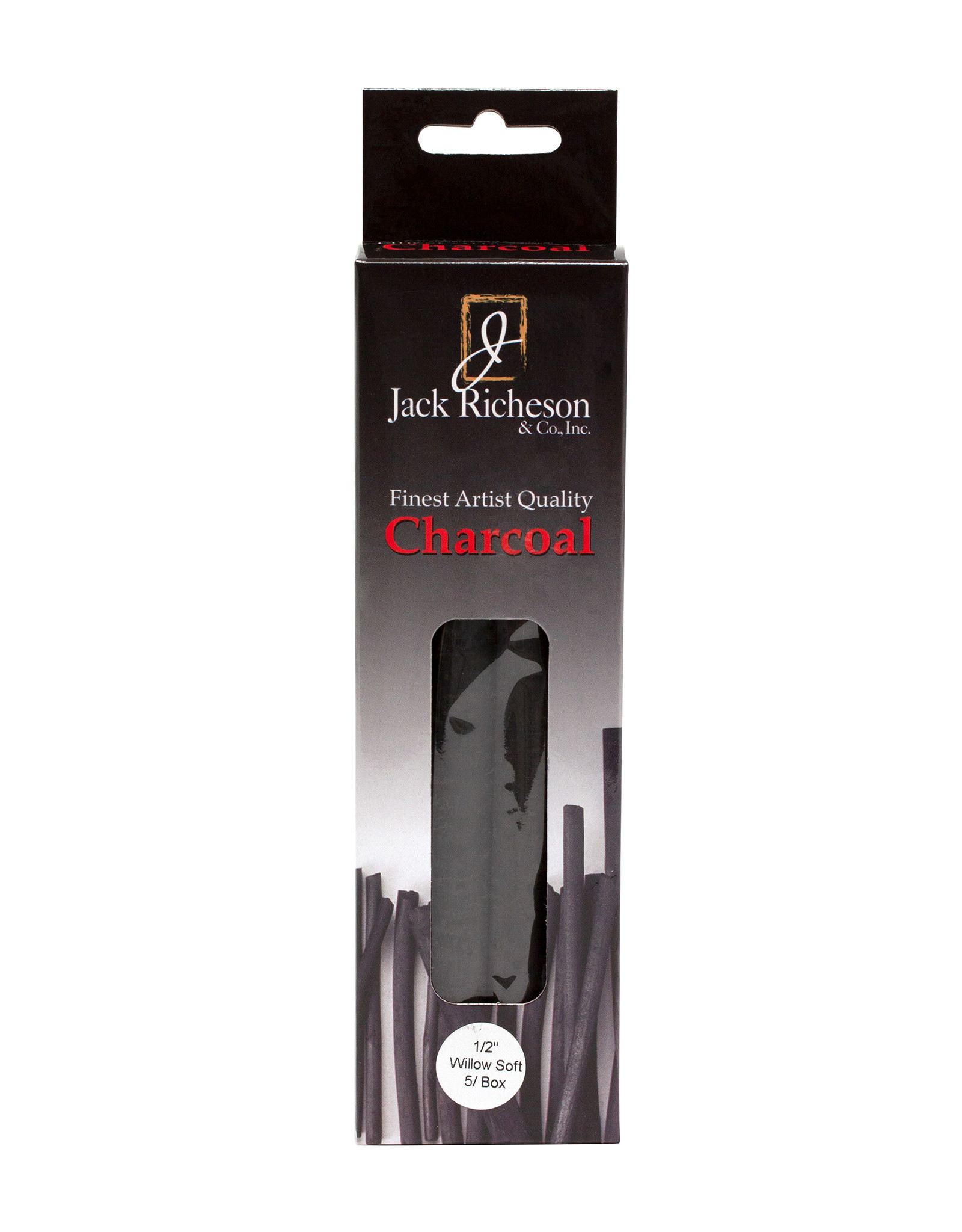 Jack Richeson Jack Richeson Soft Willow Charcoal ½” Set of 5