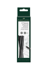 FABER-CASTELL Faber-Castell Pitt® Natural Willow Charcoal Set of 12 Sticks