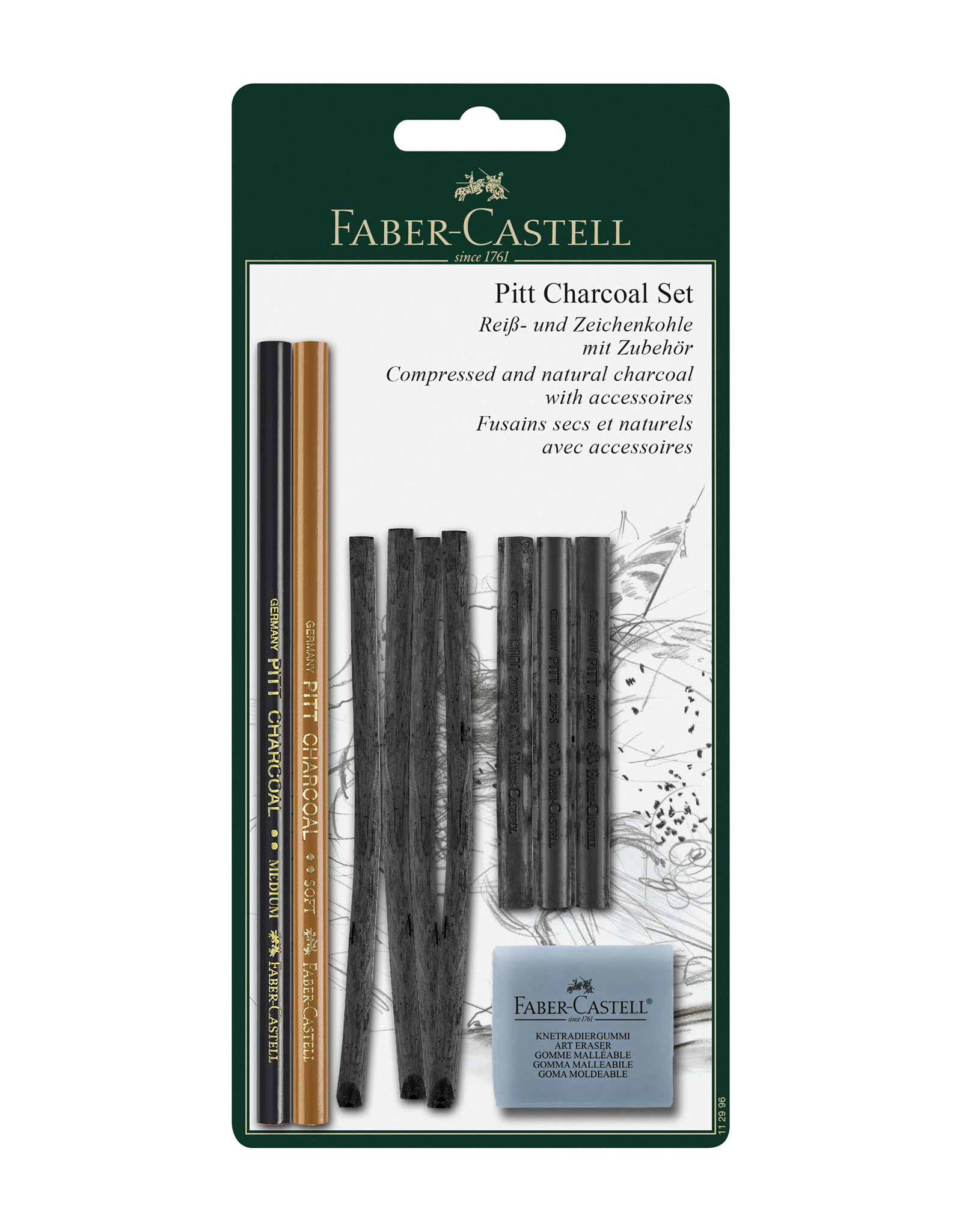FABER-CASTELL Faber-Castell Pitt® Charcoal Set of 10