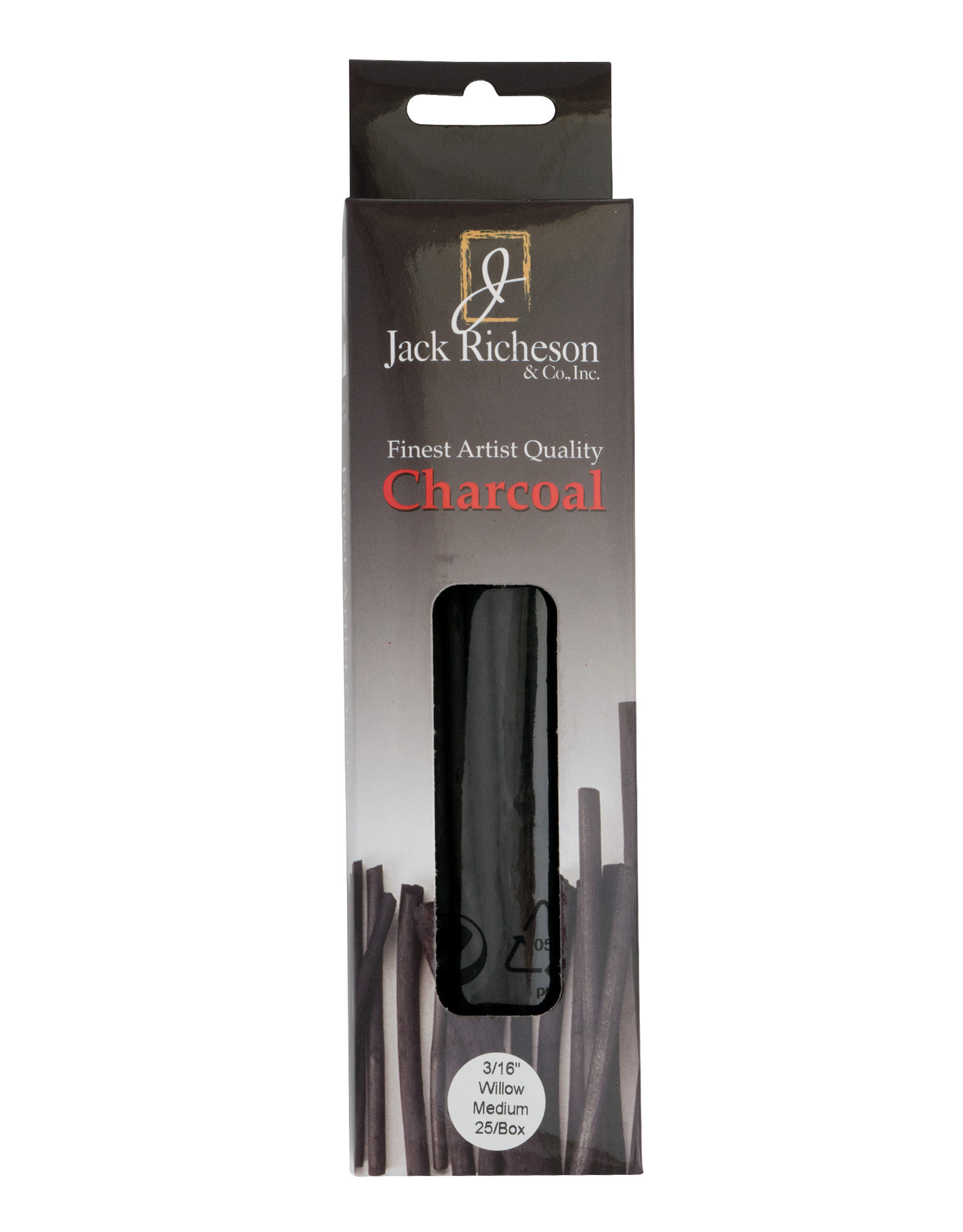 Jack Richeson Jack Richeson Medium Willow Charcoal 3/16” Set of 25