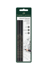 FABER-CASTELL Faber-Castell Pitt® Natural Charcoal Pencils Set of 3