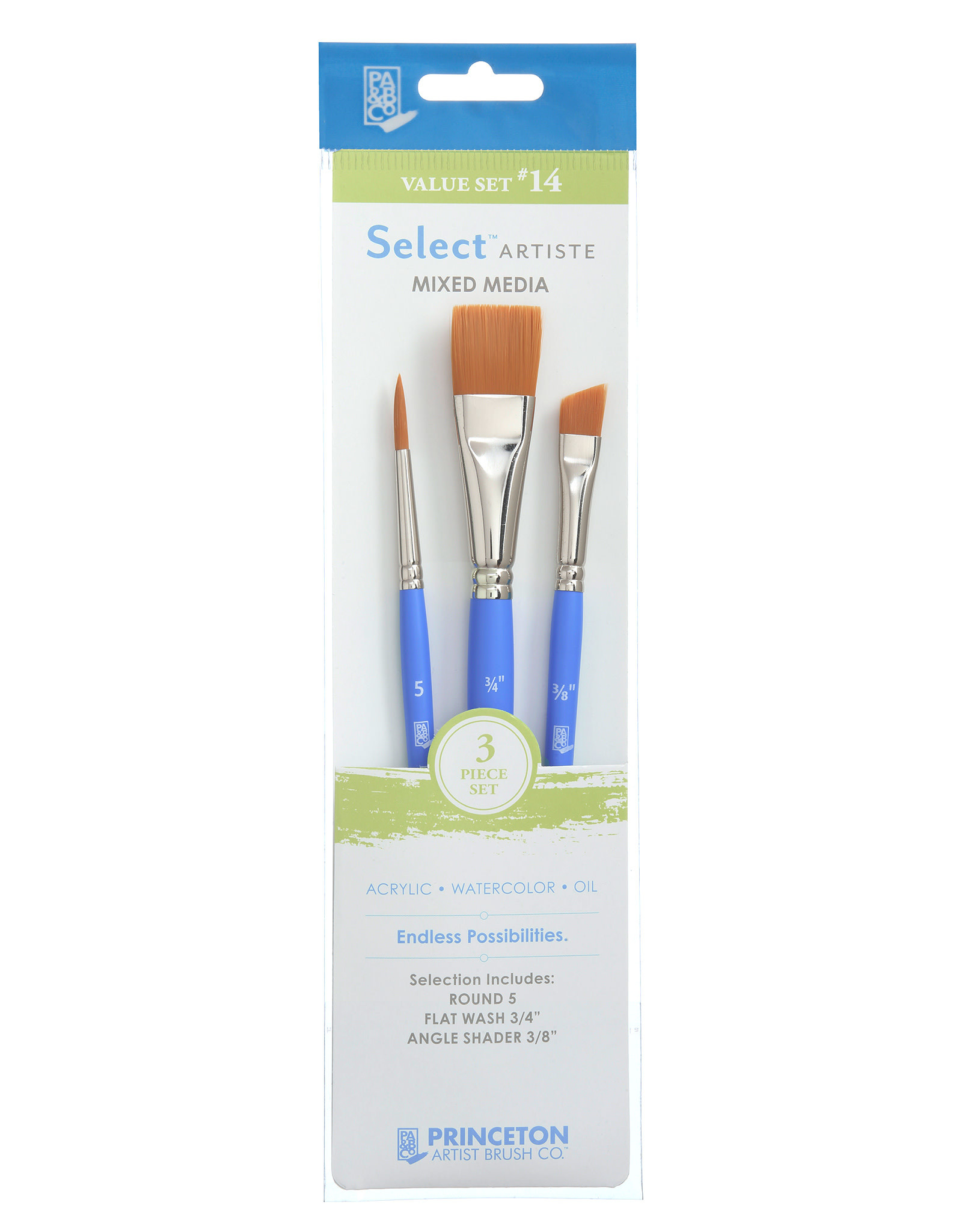 Princeton Select Artiste 3 Piece Value Brush Set 3