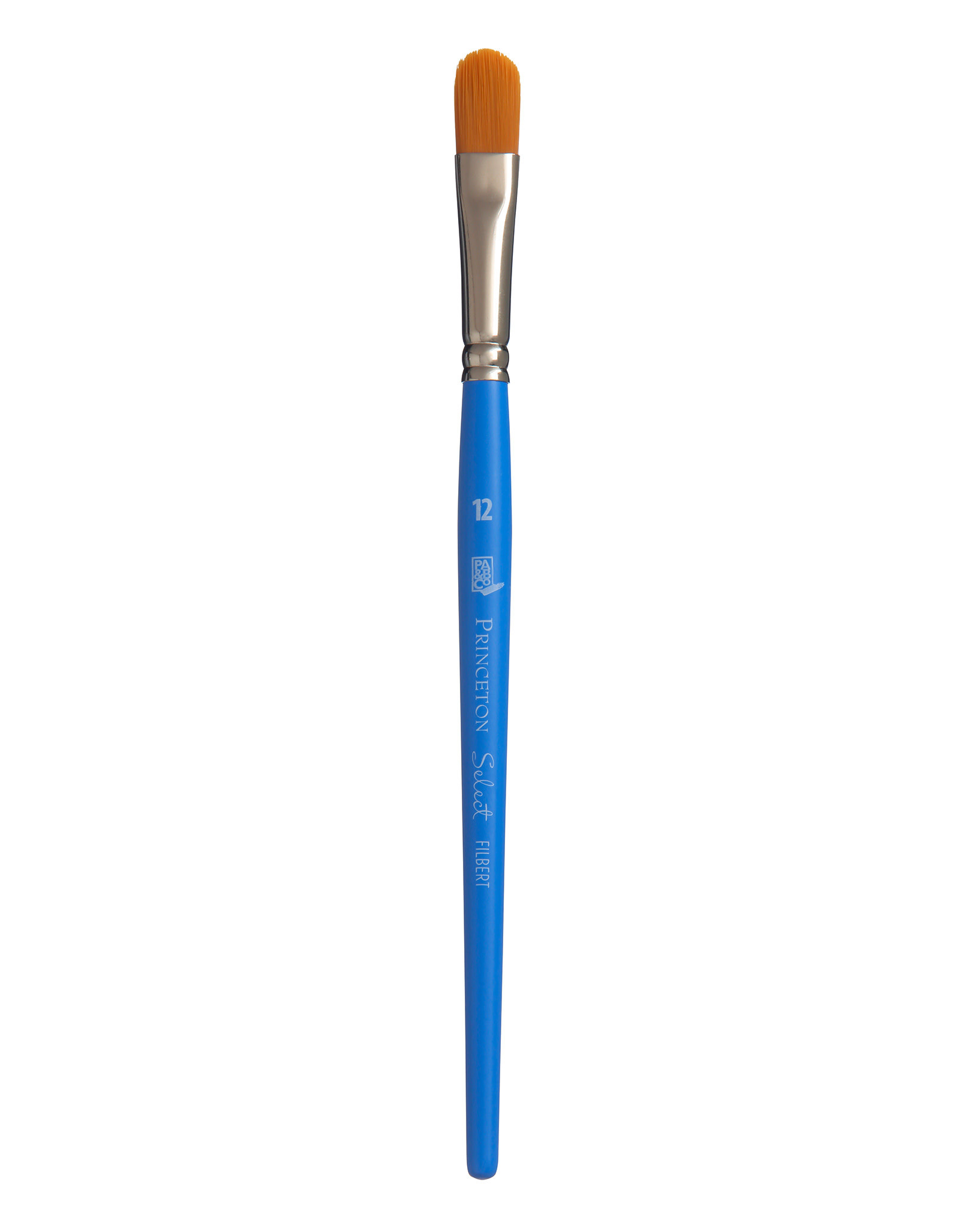 Princeton Umbria Long Handle Synthetic Paint Brush for Acrylic and Oil,  Series 6200, Filbert, 16