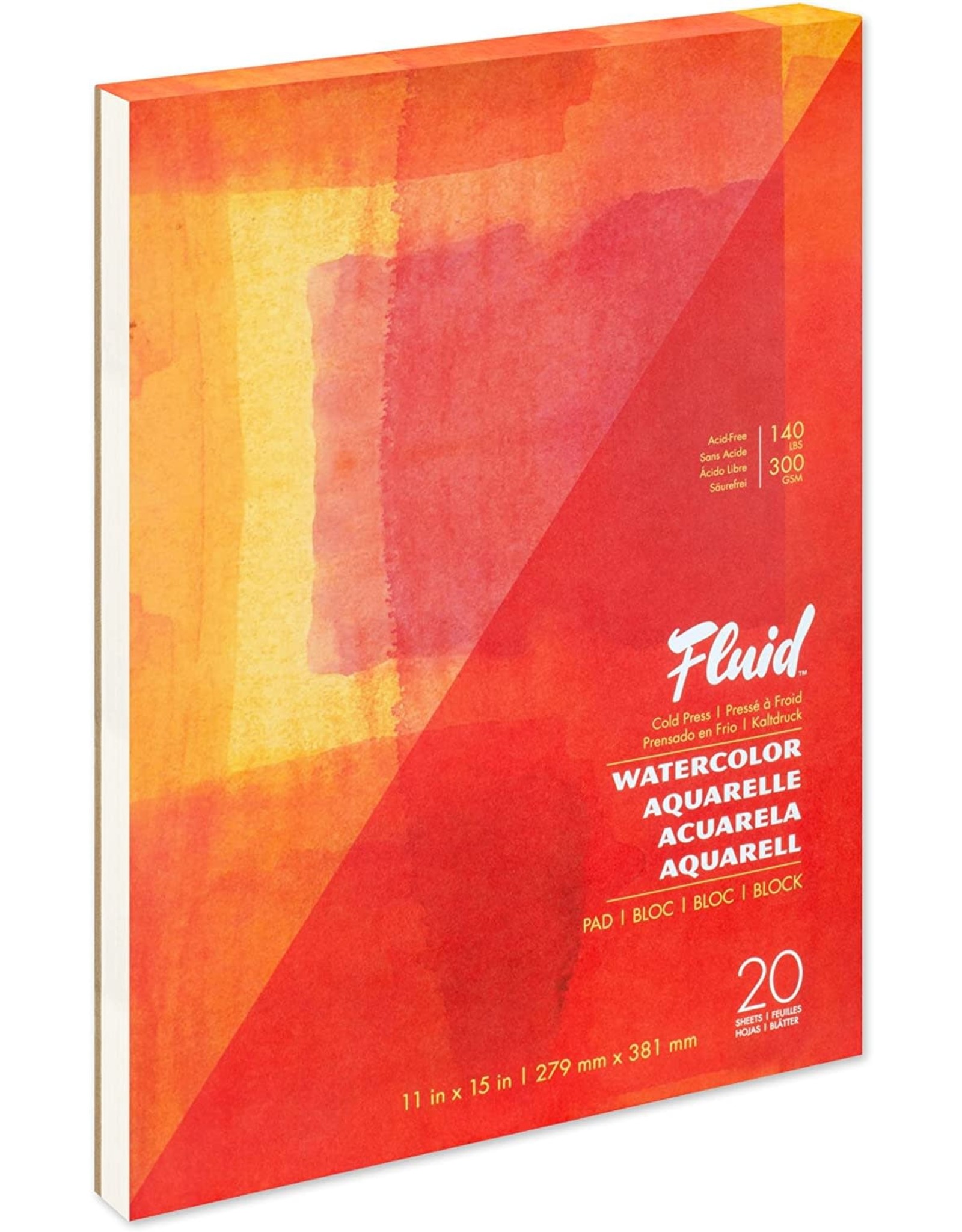 SPEEDBALL ART PRODUCTS Speedball Fluid Cold-Press Pad, 11" x 15", 140lbs