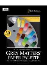Jack Richeson Jack Richeson Grey Matters Paper Palette 16” x 20”, 30 Sheets
