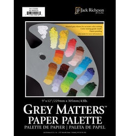 Jack Richeson Jack Richeson Grey Matters Paper Palette 9” x 12”, 50 Sheets