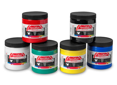 Speedball Fabric Screen Printing Inks 8oz Jars