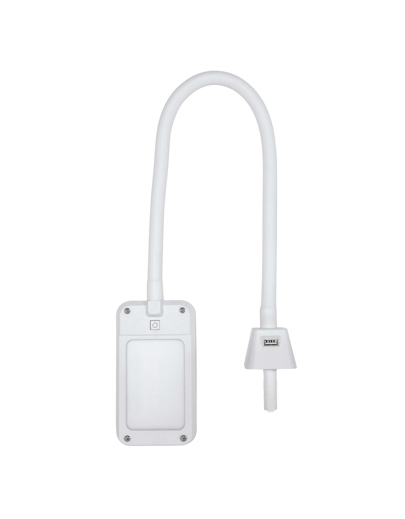 Studio Designs LED Flex Lamp with USB Charging Base, White