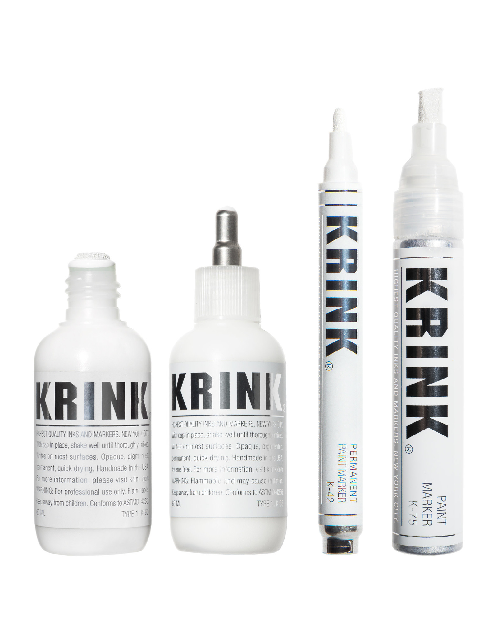 Krink Paint Marker 4 Set Silver