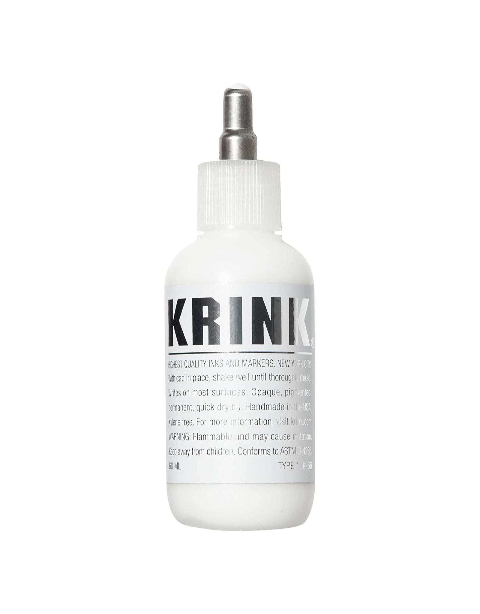 Krink K-66 Steel Tip Paint Marker White 4mm - The Art Store/Commercial Art  Supply