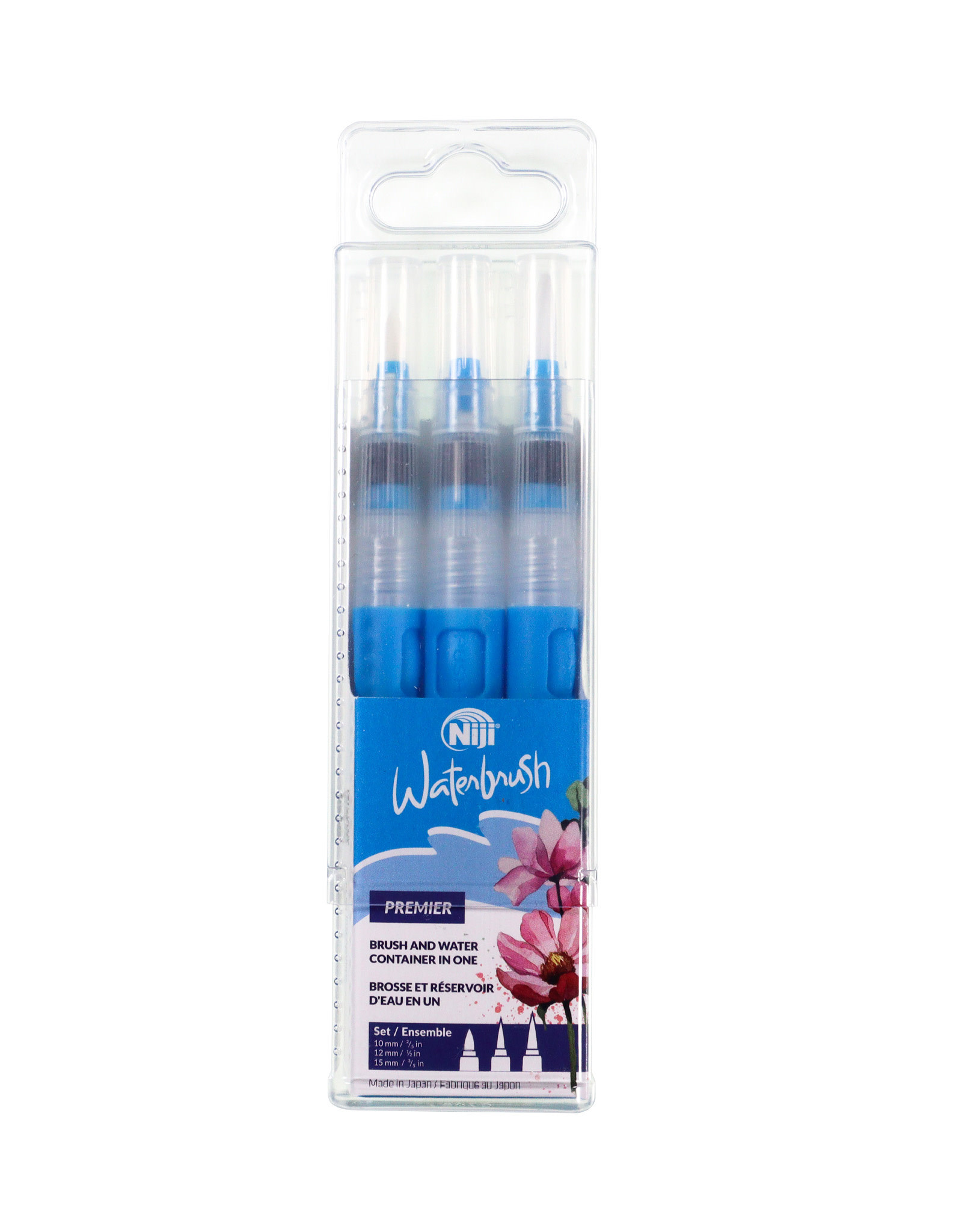 YASUTOMO Niji Waterbrush Premier Set of 3