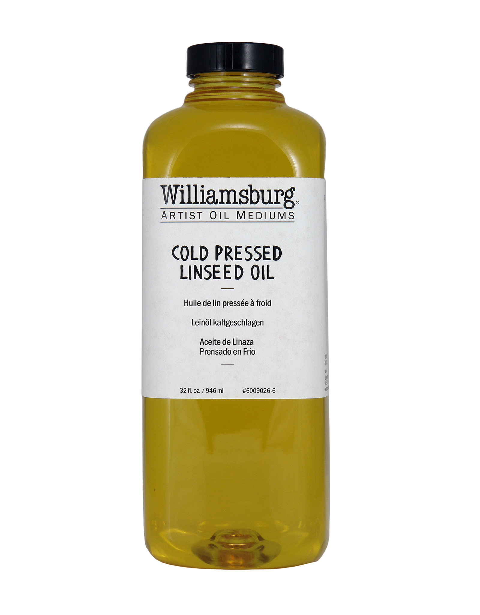 Golden Williamsburg Cold Pressed Linseed Oil 32oz