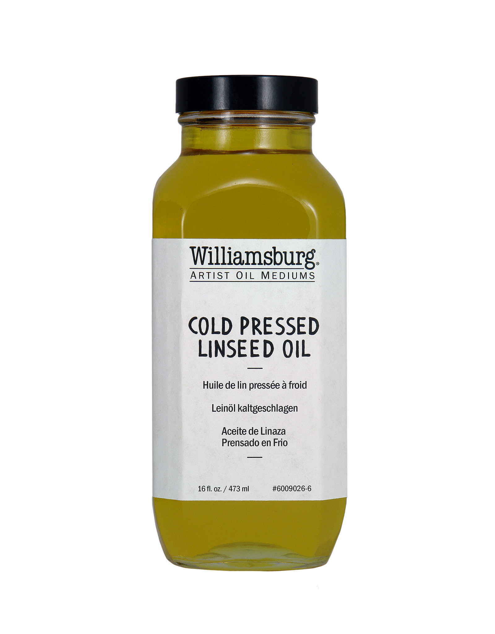 Golden Williamsburg Cold Pressed Linseed Oil 16oz