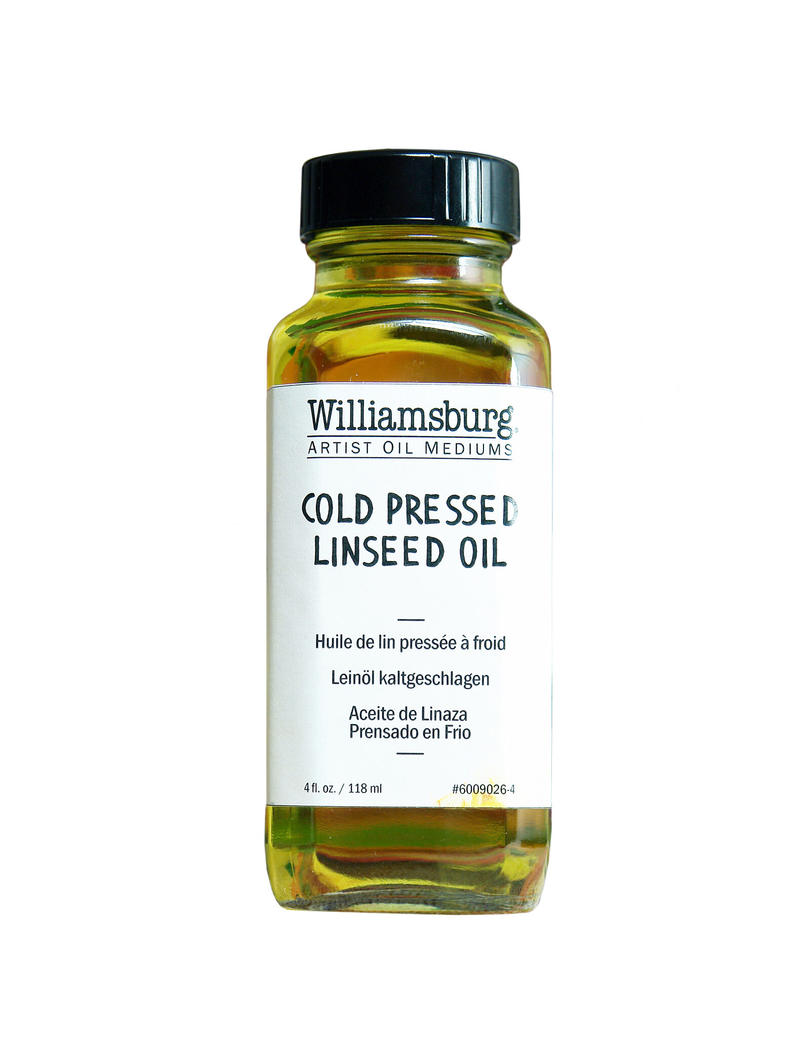 Golden Williamsburg Cold Pressed Linseed Oil 4oz